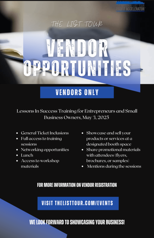 Vendor Opportunity