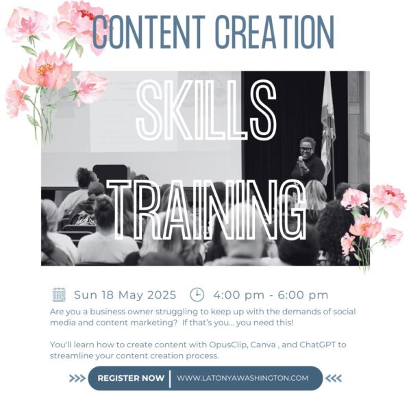 Content Creation Skills Training